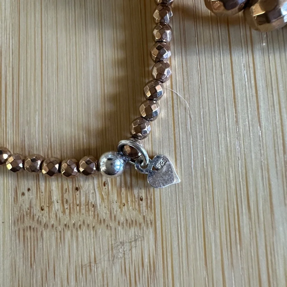 Mother & Daughter / Best Friends Bracelet Set - Rose Gold Hematite w/ SS Charms